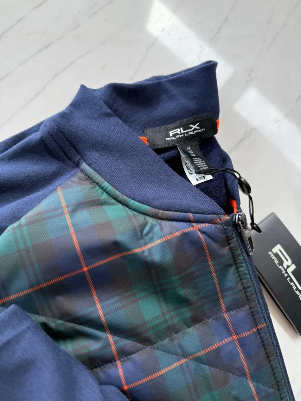 New RLX Ralph Lauren Hybrid Mockneck Wool Jacket Full Zip